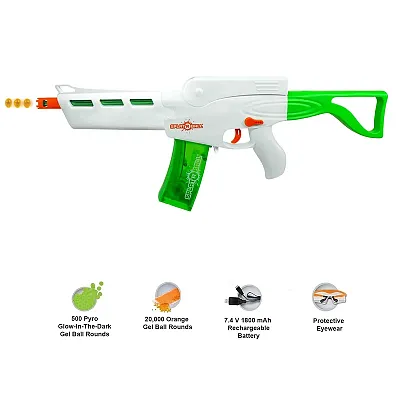 Splatrball Srb800 Pyro Full Auto Rechargeable Battery Powered Water Bead Gel Bal