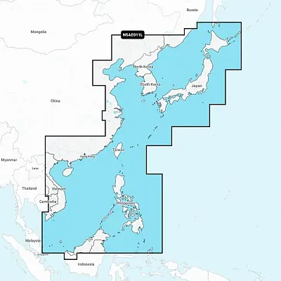 Garmin Navionics+ NSAE011L - China Sea &amp; Japan - Marine Chart