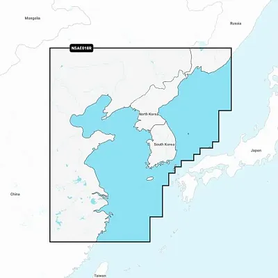 Garmin Navionics+ NSAE018R - Yellow Sea - Marine Chart