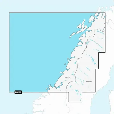 Garmin Navionics+ NSEU053R - Norway, Trondheim to Tromso - Marine Chart
