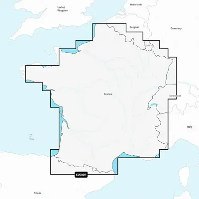 Garmin Navionics+ NSEU080R - France, Lakes &amp; Rivers - Marine Chart