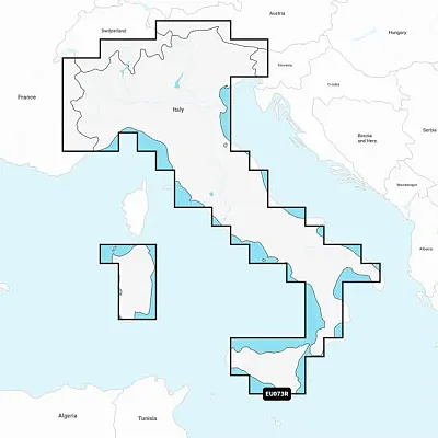 Garmin Navionics+ NSEU073R - Italy Lakes &amp; Rivers - Marine Chart