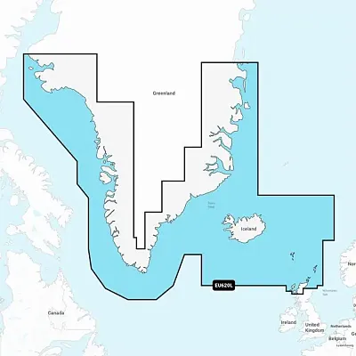 Garmin Navionics+ NSEU602L - Greenland &amp; Iceland - Marine Chart