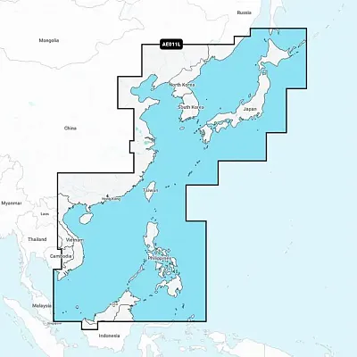 Garmin Navionics Vision+ NVAE011L - China Sea &amp; Japan - Marine Chart