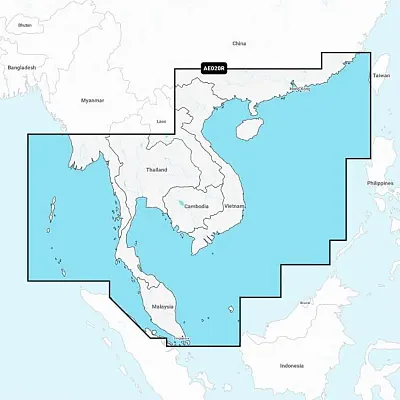 Garmin Navionics Vision+ NVAE020R - South China &amp; Andaman Seas - Marine Char