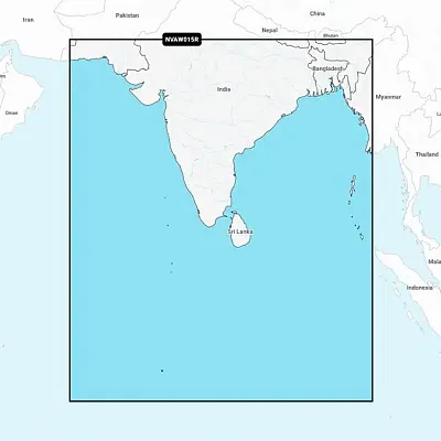 Garmin Navionics Vision+ NVAW015R - Indian Subcontinent - Marine Chart