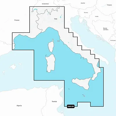 Garmin Navionics Vision+ NVEU012R - Mediterranean Sea, Central &amp; West - Mari
