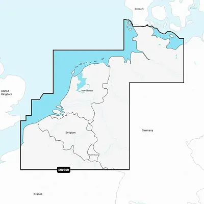 Garmin Navionics Vision+ NVEU076R - Benelux &amp; Germany, West - Marine Chart