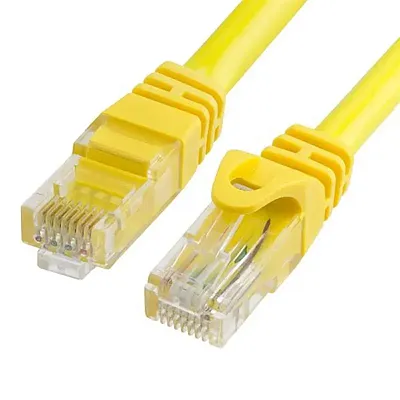 Cmple Cat6 500Mhz Utp Ethernet Lan Network Cable - 7 Feet Yellow