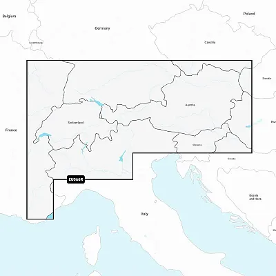 Garmin Navionics Vision+ NVEU066R - Alpine, Lakes &amp; Rivers - Inland Marine C