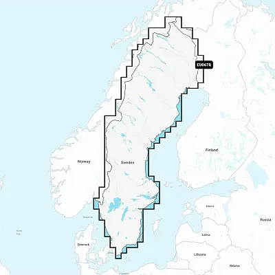 Garmin Navionics Vision+ NVEU067R - Sweden, Lakes &amp; Rivers - Inland Marine C