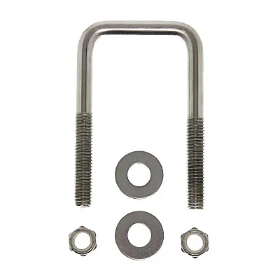 C.E. Smith Zinc U-Bolt 7/16&quot;-14 X 3-1/8&quot; X 3&quot; w/Washers &amp; Nuts - Square