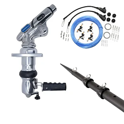Tigress XD Crank Top Mount System - 18' - Carbon Fiber XD Black/Black Outrig