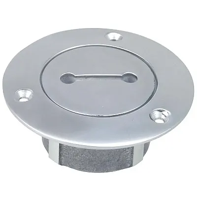 Perko 1&quot; Chrome Unmarked Pipe Deck Plate