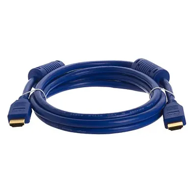 Cmple 972-N 28AWG HDMI Cable with Ferrite Cores - Blue - 6FT