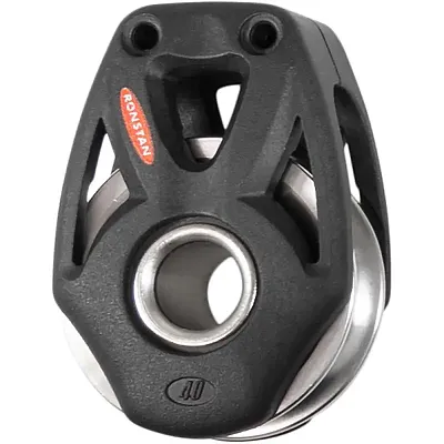 Ronstan Series 40 Orbit Single Rotating Snatch Block HHL w/Becket &amp; Lashing 