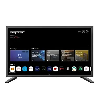 Majestic 19&quot; 12V Smart LED TV WebOS, Mirror Cast &amp; Bluetooth - North America