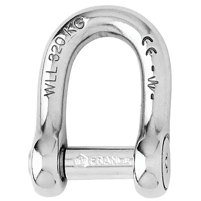 Wichard Self-Locking Allen Head Pin D Shackle - 12mm Diameter - 15/32&quot;