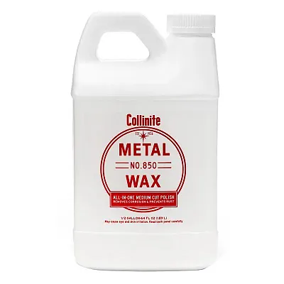 Collinite 850 Metal Wax - Medium Cut Polish - 64oz