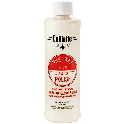 Collinite 390 Pre-Wax Auto Polish - 16oz