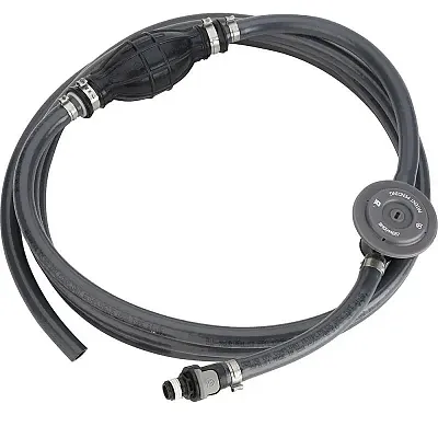 Attwood Universal Fuel Line Kit - 3/8" Dia. x 12' Length w/Sprayless Connect
