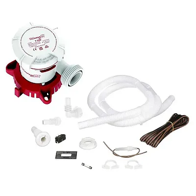 Attwood Tsunami MK2 T500 Manual Bilge Pump w/Installation Kit - 500 GPH &amp; 12