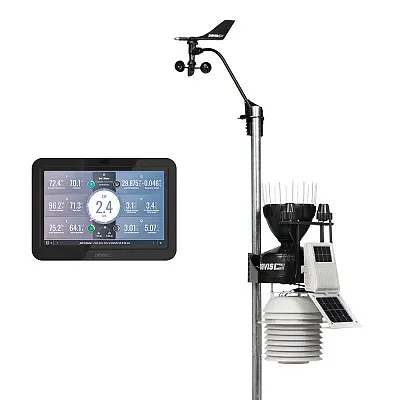 Davis Vantage Pro2 Wireless Weather Station w/WeatherLink Console, 24hr Fan Aspi