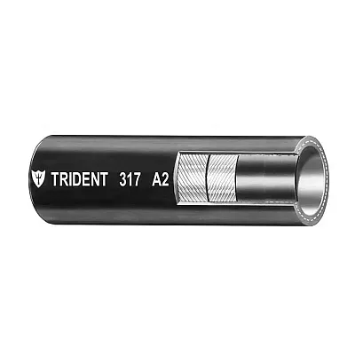 Trident Marine 5/8" x 50' Boxed A2 Fuel &amp; Vent Line Hose - Black