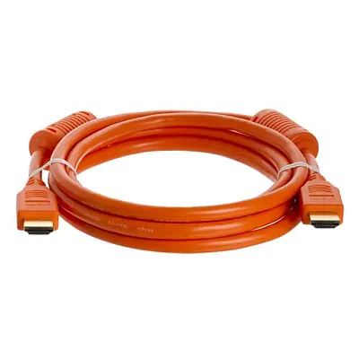 Cmple 988-N 28AWG HDMI Cable with Ferrite Cores - Orange - 6FT