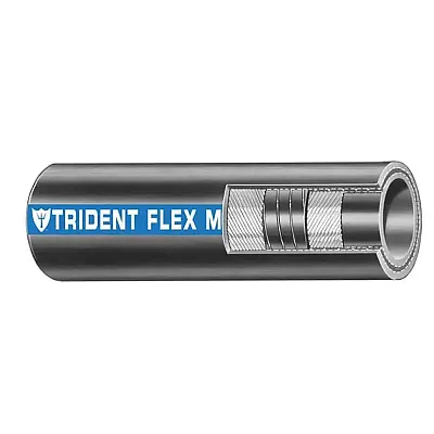 Trident Marine 1" x 50' Coil - Flex Marine Wet Exhaust &amp; Water Hose - Bl