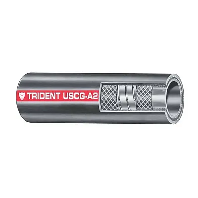 Trident Marine 2&quot; x 50&#39; Coil Type A2 Fuel Fill Hose