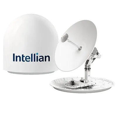 Intellian s100N 1M HD Satellite TV Antenna In v100NX/t100N Matching Dome - Inclu