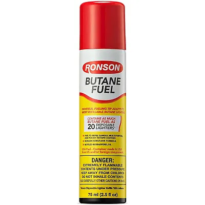 Zippo-Ronson Butane Fuel Refill - 75Ml/2.5 Fl. Oz.