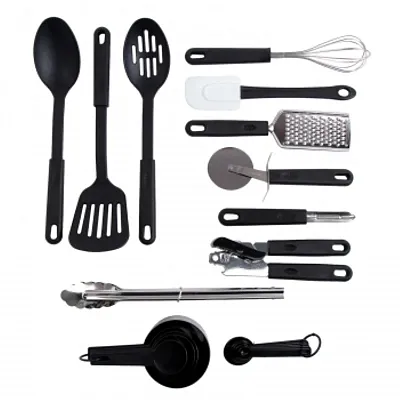 Gibson Home Total Kitchen 20-Piece Tool/Gadget Prep N&#039; Serve Combo Set
