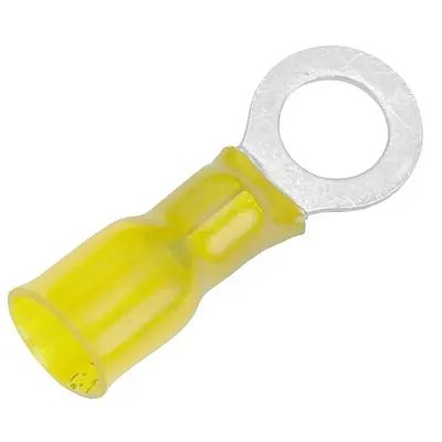 Pacer 12-10 AWG Heat Shrink Ring Terminal - 5/16&quot; Stud Size - 3 Pack