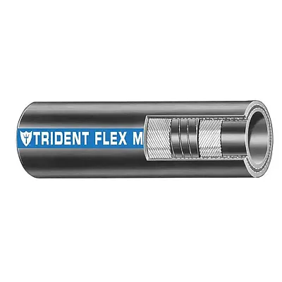 Trident Marine 1-1/4" Flex Marine Wet Exhaust &amp; Water Hose - Black - Sold by