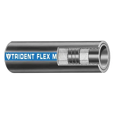 Trident Marine 3/4" Flex Marine Wet Exhaust &amp; Water Hose - Black - Sold by t