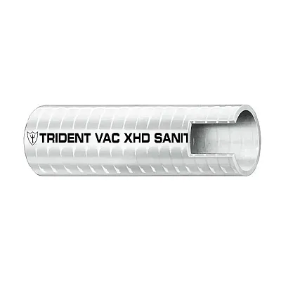 Trident Marine 1-1/2" VAC XHD Sanitation Hose - Hard PVC Helix - White - Sold by