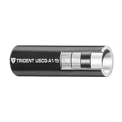 Trident Marine 3/8" Low Permeation Type A1-15 Fuel Line Hose - Black - Sold by t