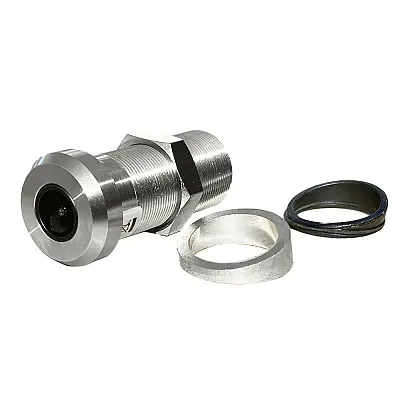 Iris Mini Flush Mount Hi-Resolution Through-Hull Camera - CVBS, TVI, CVI, &amp; 