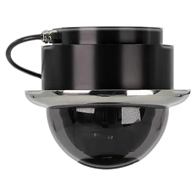 Iris Miniature Marine PTZ Dome Camera - Stainless Bezel - Hi-Resolution Analogue