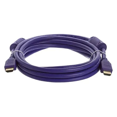 Cmple 997-N 28AWG HDMI Cable with Ferrite Cores - Purple -10FT