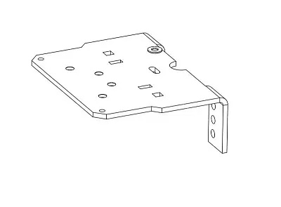 AIR LIFT 03997 Lower Bracket Main Plate