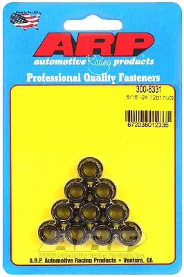 ARP 3008331 Nuts 5/16-24 12Pt Pk/10