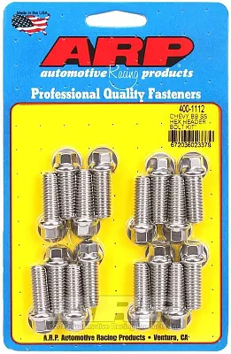 ARP 4001112 Bbc Ss Hex Hdr Bolt Kit