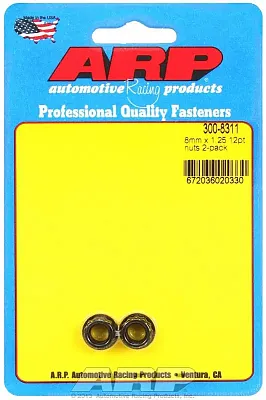 ARP 4008310 M8X1.25 Ss 12Pt Nut Kit