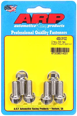 ARP 4303102 Stnless Mtr Mount Bolt Kt