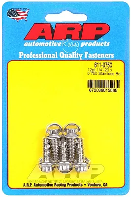 ARP 6110750 12 Pt 1/4-20X0.750 Pk/5