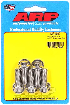 ARP 6131000 12 Pt 3/8-16X1.000 Pk/5