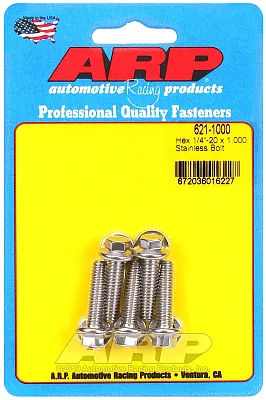 ARP 6211000 Hex Blt 1/4-20X1.000 Pk/5